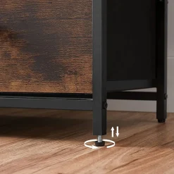 Best SONGMICS Commode 6 tiroirs industriel Marron Rustique + Noir