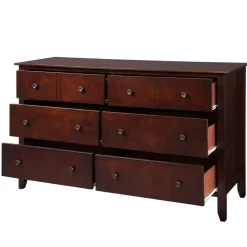 Outlet SONGMICS Commode horizontale espresso Blanc