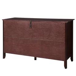 Outlet SONGMICS Commode horizontale espresso Blanc