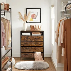 Clearance SONGMICS Commode industriel Rustique