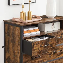 Clearance SONGMICS Commode industriel Rustique