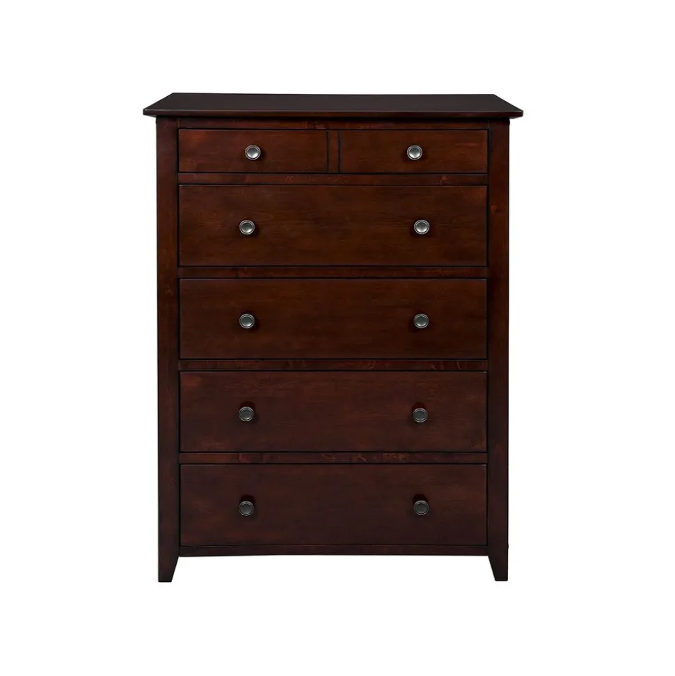 Shop SONGMICS Commode verticale espresso Blanc