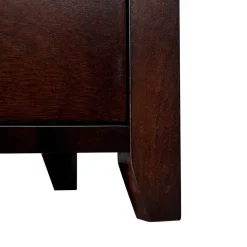 Shop SONGMICS Commode verticale espresso Blanc