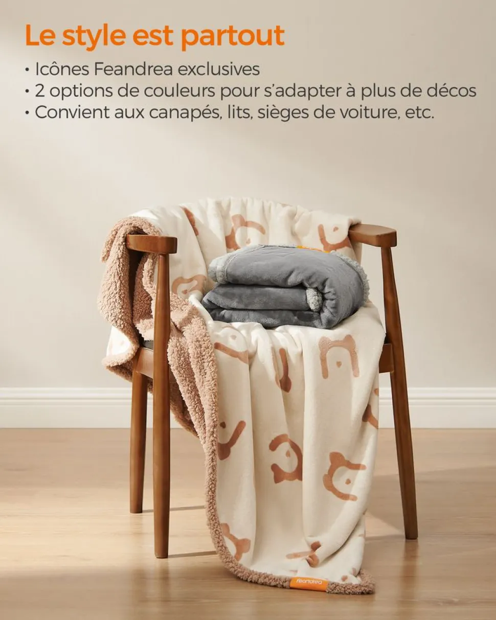 Flash Sale SONGMICS Couverture Chien Hydrofuge Tissu Polaire et Flanelle