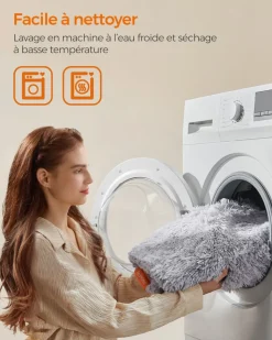 Clearance SONGMICS Couverture chien hydrofuge réversible 73 x 63 cm gris ombré