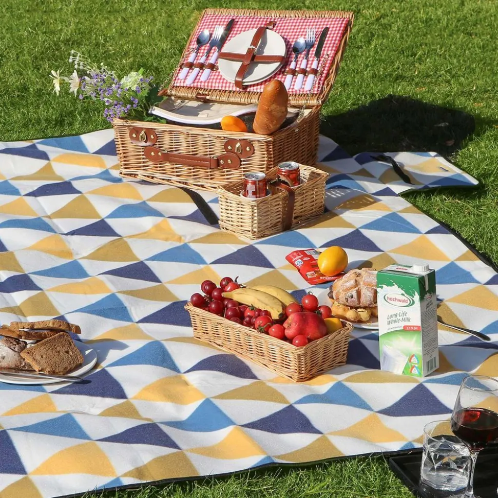 Online SONGMICS Couverture pique-nique bleu