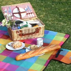 Flash Sale SONGMICS Couverture pique-nique margueritte