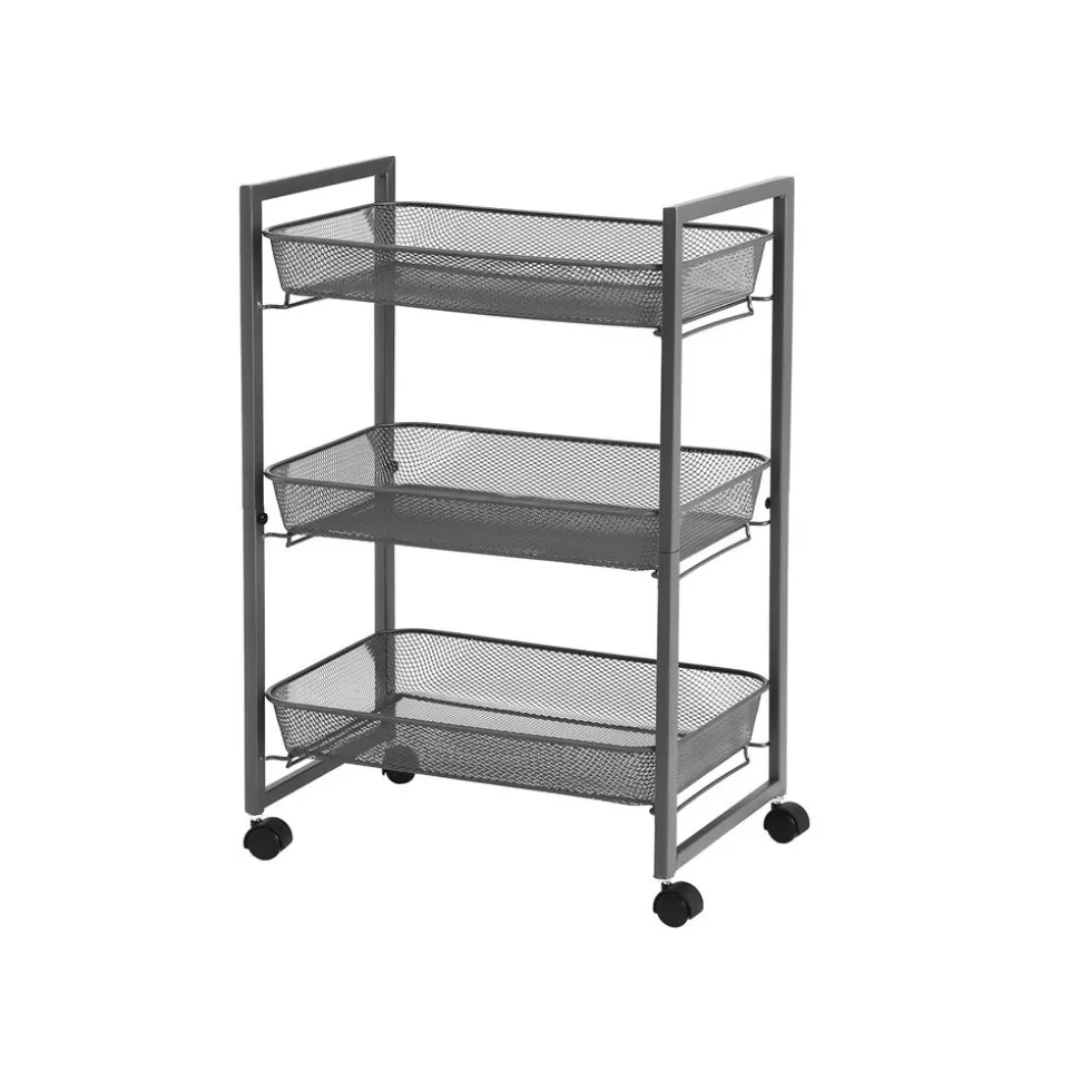 Best SONGMICS Desserte 2 niveaux gris