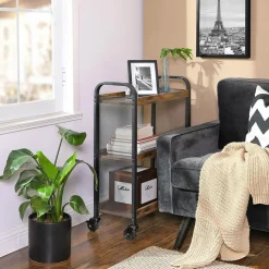 Cheap SONGMICS Desserte 3 niveaux industriel