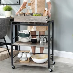 Hot SONGMICS Desserte avec plateau amovible