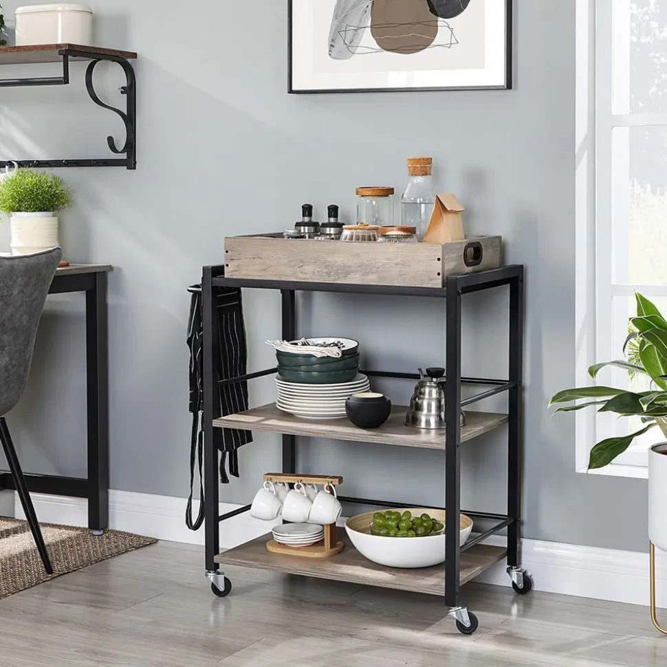 Hot SONGMICS Desserte avec plateau amovible