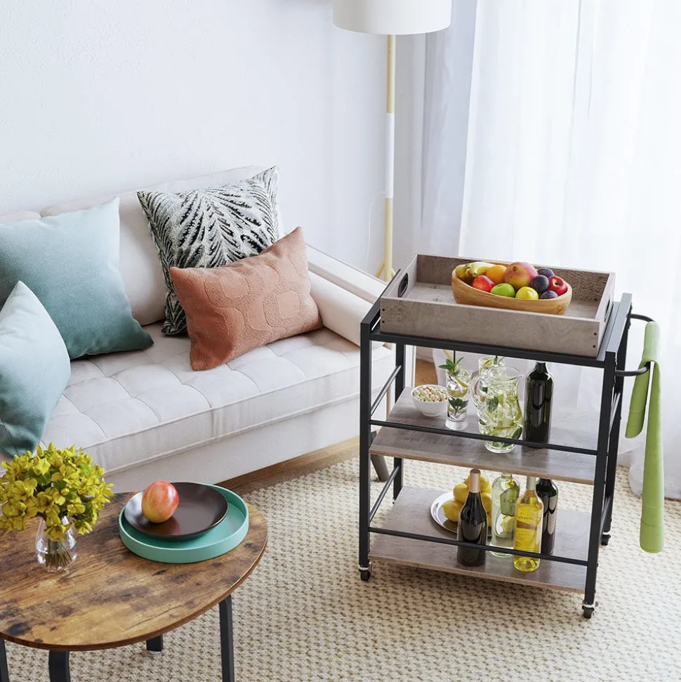 Hot SONGMICS Desserte avec plateau amovible