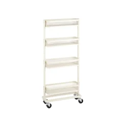 Hot SONGMICS Desserte fine 4 niveaux blanc