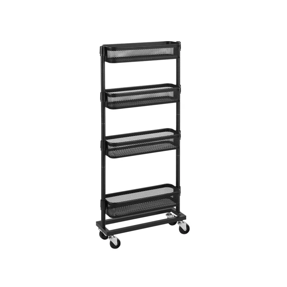 Hot SONGMICS Desserte fine 4 niveaux blanc