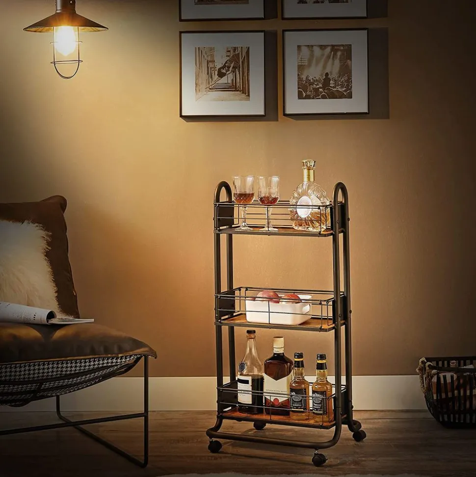 Online SONGMICS Desserte industriel Noir