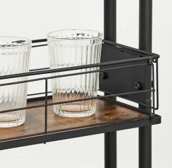 Online SONGMICS Desserte industriel Noir