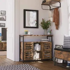 Cheap SONGMICS Desserte pour boissons noir