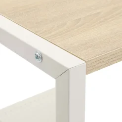 Store SONGMICS Desserte roulante couleur chêne Blanc