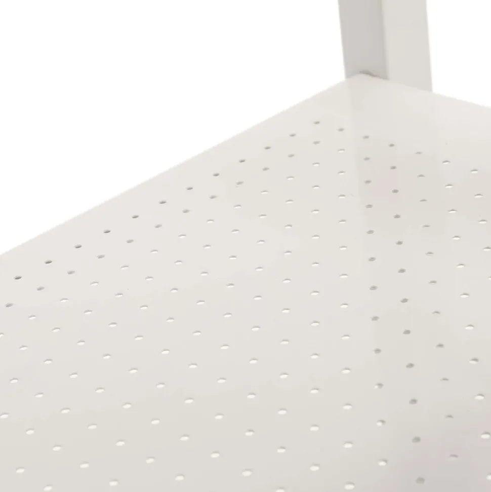 Store SONGMICS Desserte roulante couleur chêne Blanc