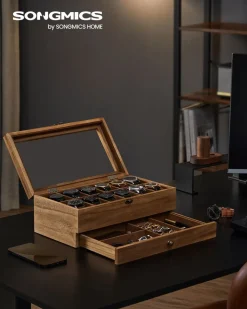 Best SONGMICS Double portant à vêtements avec roulettes blanc