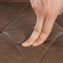 Discount SONGMICS EKHO 2 tabourets de bar pivotant à 360° hauteur 65 cm marron caramel