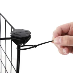 Discount SONGMICS Enclos modulable 2 niveaux Noir