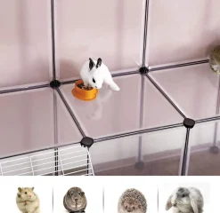 Outlet SONGMICS Enclos modulable 143 x 108 x 92 cm (L x l x H)