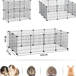 Sale SONGMICS Enclos modulable petits animaux