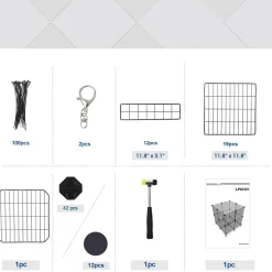 Cheap SONGMICS Enclos modulable pour petits animaux