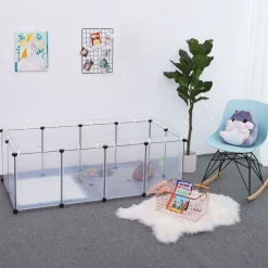 Discount SONGMICS Enclos pour petits animaux Blanc