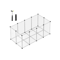 Discount SONGMICS Enclos pour petits animaux Blanc