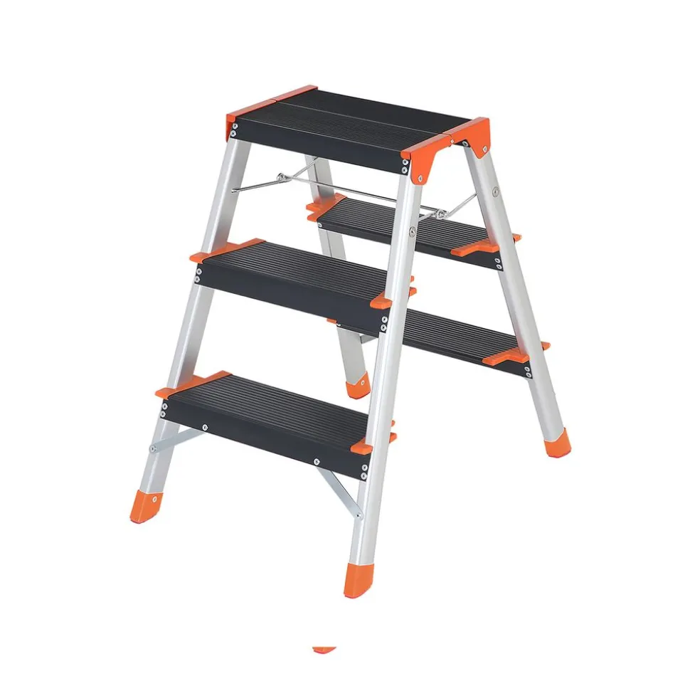 Cheap SONGMICS Escabeau 1 marche pliable gris