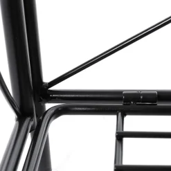 Shop SONGMICS Escabeau 3 marches Noir