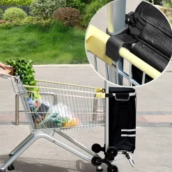 Clearance SONGMICS Escabeau 2 marches pliable gris