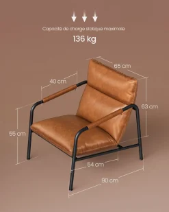 Cheap SONGMICS Fauteuil à bascule avec accoudoirs surface en tissu peluche blanc crème