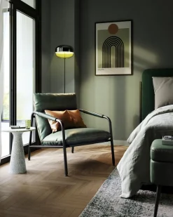 Cheap SONGMICS Fauteuil à bascule avec accoudoirs surface en tissu peluche blanc crème