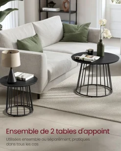 New SONGMICS Fauteuil à bascule beige