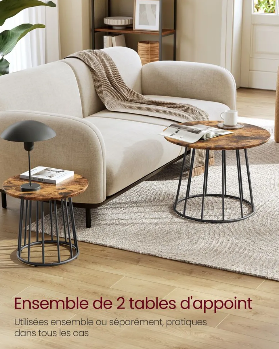 New SONGMICS Fauteuil à bascule beige