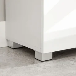 Shop SONGMICS Fauteuil à bascule blanc gris clair