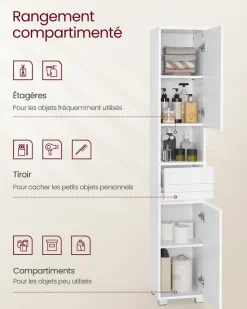 Hot SONGMICS Fauteuil à bascule gris foncé