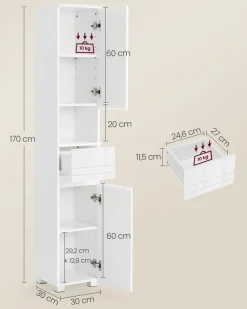 Hot SONGMICS Fauteuil à bascule gris foncé