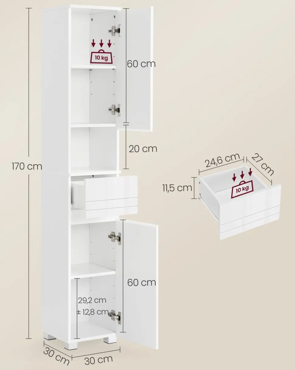 Hot SONGMICS Fauteuil à bascule gris foncé