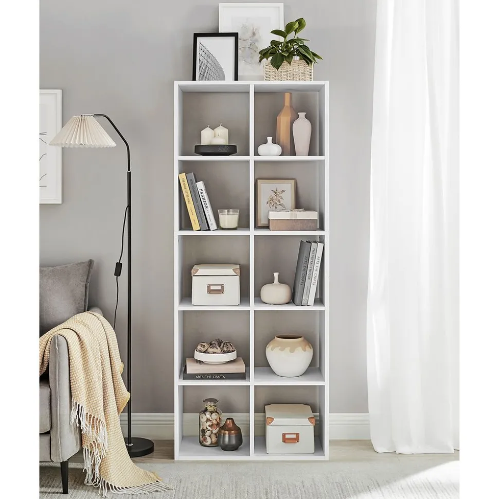 Shop SONGMICS Fauteuil à bascule réglable en 5 positions jaune canard et blanc