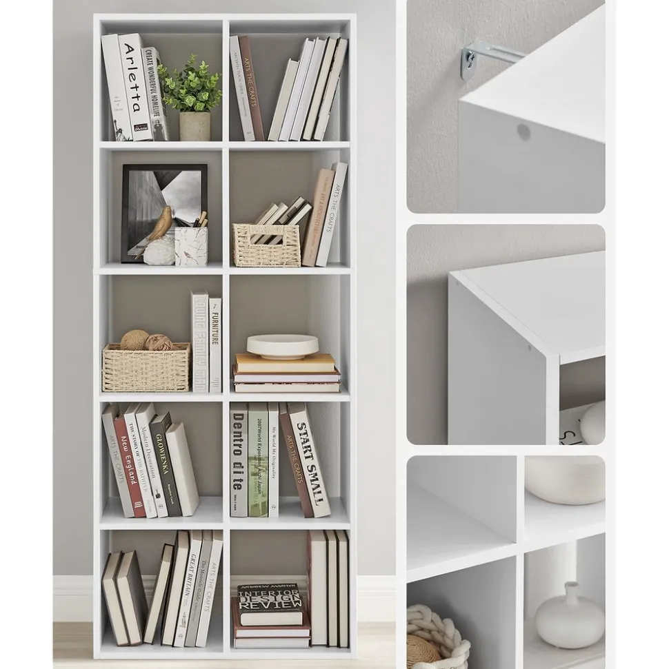 Shop SONGMICS Fauteuil à bascule réglable en 5 positions jaune canard et blanc