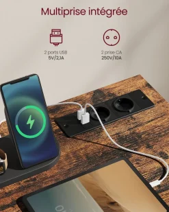 Flash Sale SONGMICS Fauteuil de bureau noir