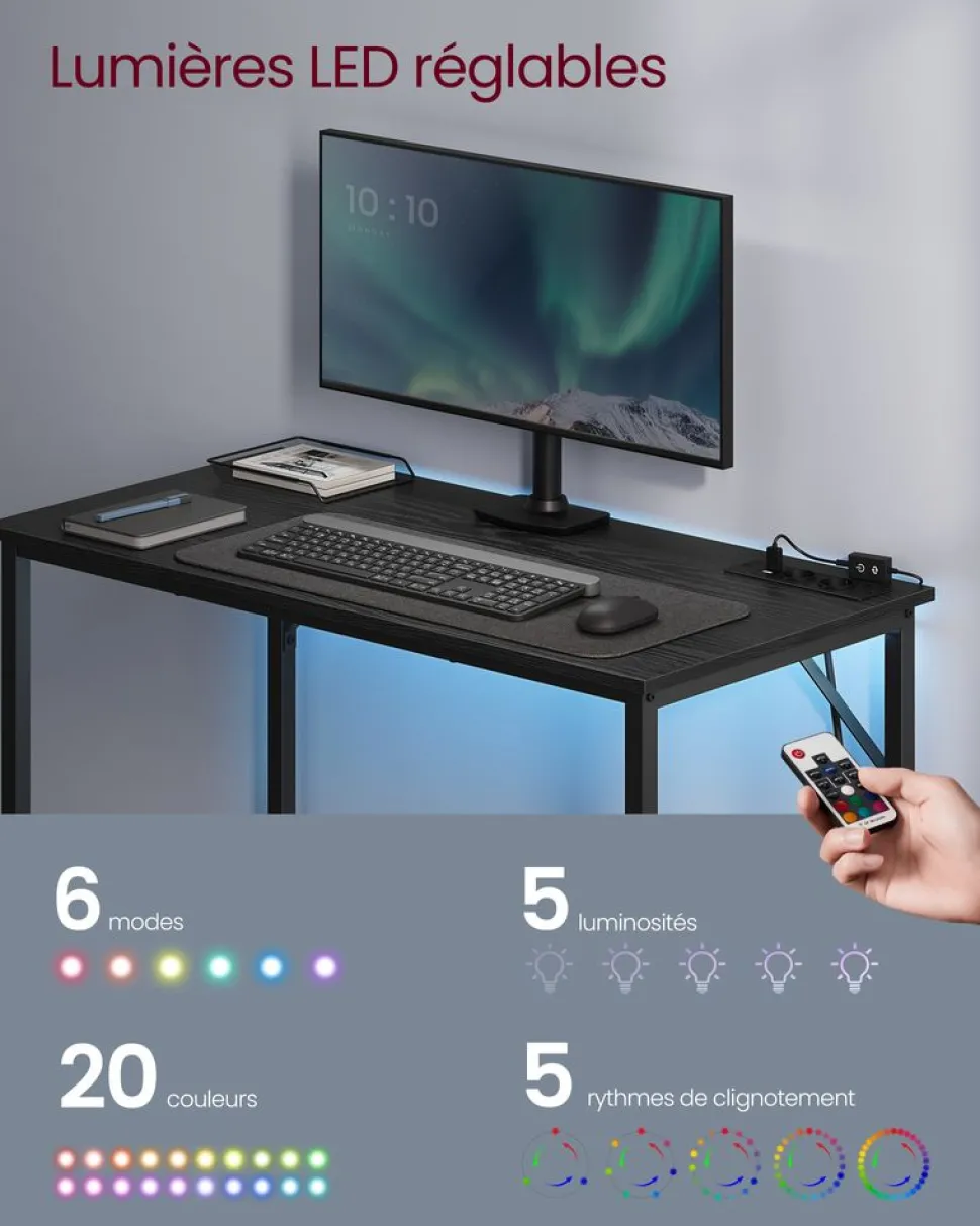 Flash Sale SONGMICS Fauteuil de bureau noir