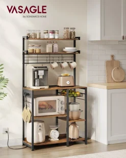 Shop SONGMICS Fauteuil de Salon, avec Accoudoirs et Pieds en Bois Gris Clair