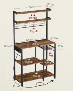 Shop SONGMICS Fauteuil de Salon, avec Accoudoirs et Pieds en Bois Gris Clair