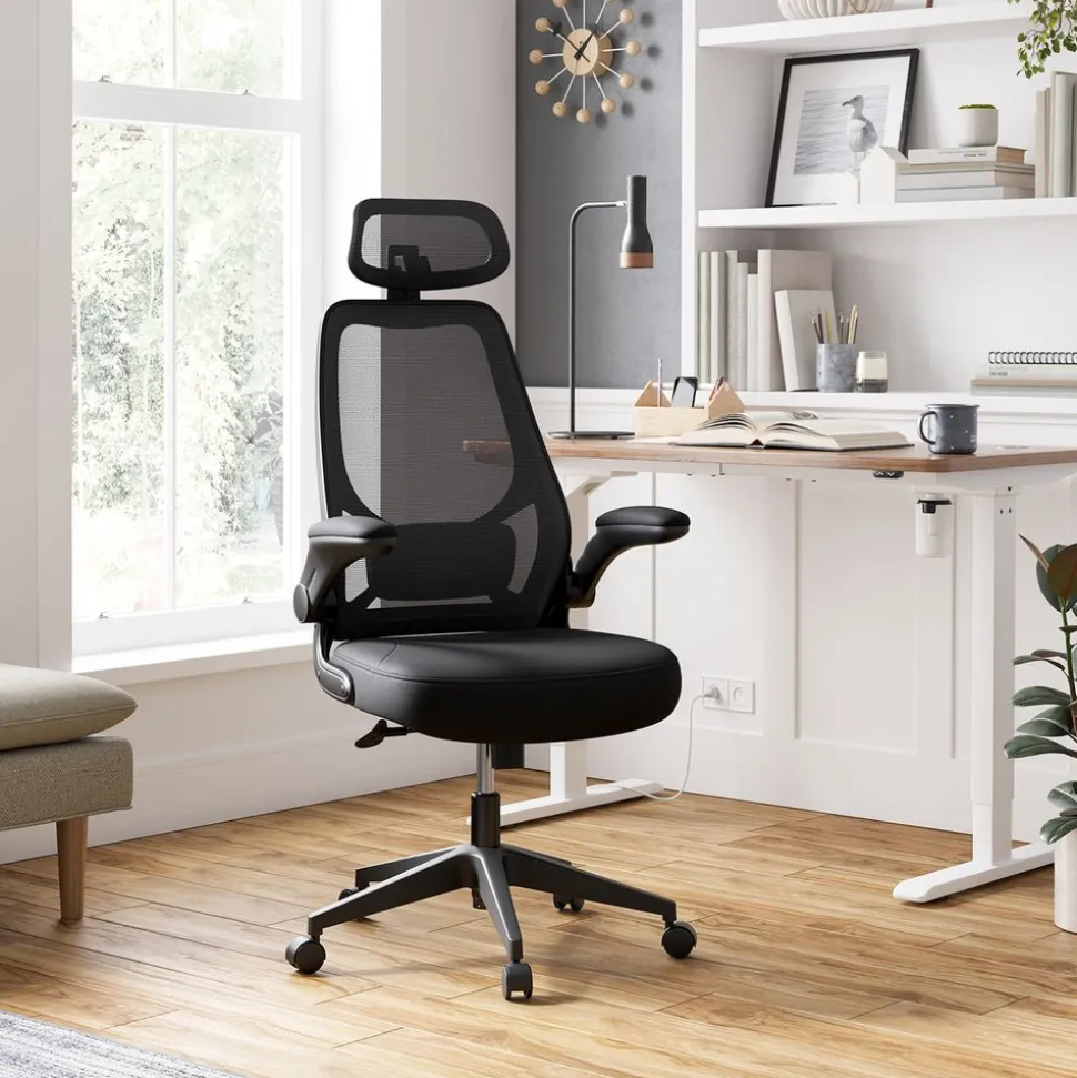 Flash Sale SONGMICS Fauteuil d'ordinateur ergonomique réglable Noir