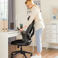 Flash Sale SONGMICS Fauteuil d'ordinateur ergonomique réglable Noir